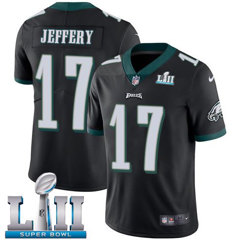 Men Philadelphia Eagles #17 Jeffery Black Limited 2018 Super Bowl NFL Jerseys